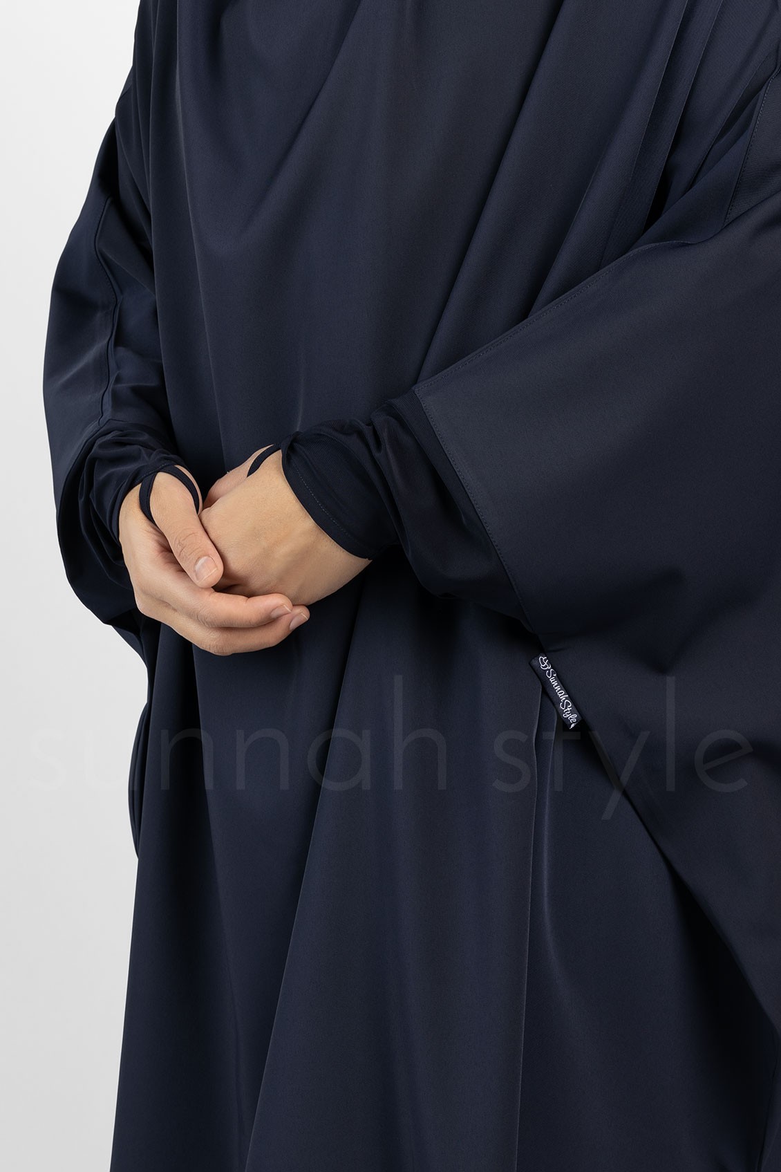 Sunnah Style Signature Jilbab Top Knee Length Navy Blue